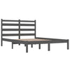 Graues Bettgestell Dimofte 200x200cm (Kiefer)