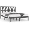 Bettgestell Capella/Pompe 200x200cm, Grau (Kiefer)