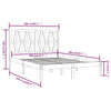 Bettgestell Capella/Pompe 200x200cm, Grau (Kiefer)