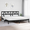 Schwarzes Bettgestell Capella/Pompe 200x200cm (Kiefer)