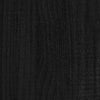 Schwarzer Bettrahmen Teador 75x190cm (Holz, Small Single)