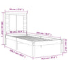 Bettgestell Codru 90x200cm (Kiefer)