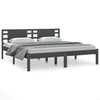 Bettgestell Codru Grau 200x200cm (Kiefer)