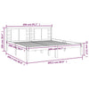 Bettgestell Codru Grau 200x200cm (Kiefer)