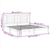 Bettgestell Getina 200x200cm (Kiefer)
