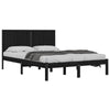Schwarzes Bettgestell Ifteme 200x200cm (Kiefer)