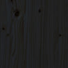 Schwarzes Bettgestell Ingineru 200x200cm (Kiefer)