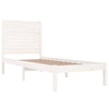 Bettgestell Essence weiß 75x190cm (Holz Einzelbett)