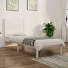 Bettgestell Essence weiß 75x190cm (Holz Einzelbett)