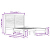 Bettrahmen Essence 120x190cm (Holz Small Double)