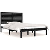 Schwarzes Bettgestell Essence 135x190cm (Doppelbett)