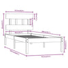 Bettrahmen Aurama 90x200cm (Holz)