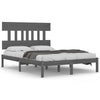 Bettrahmen Aurama 200x200cm (Holz) Grau