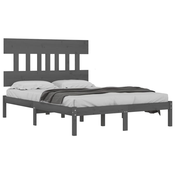 Bettrahmen Aurama 200x200cm (Holz) Grau