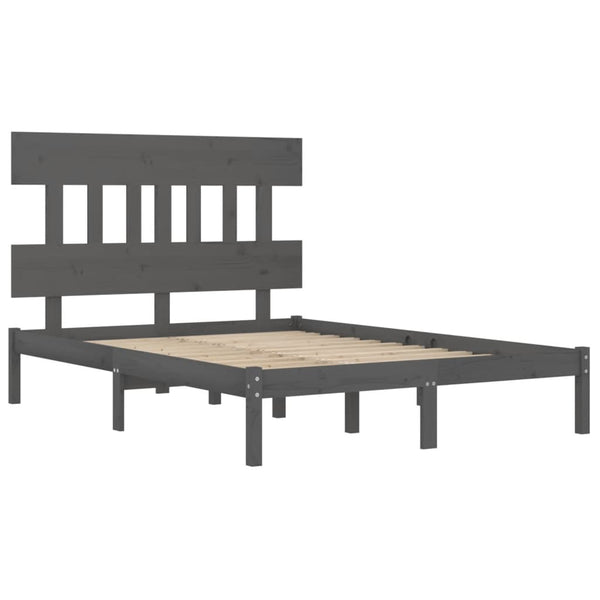 Bettrahmen Aurama 200x200cm (Holz) Grau