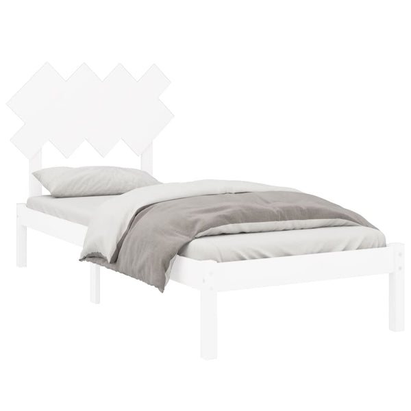 Bettrahmen Bec 90x200cm (Holz) Weiß