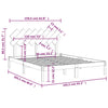 Bettgestell Bec 160x200cm (Holz)