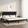 Schwarzes Bettgestell Bec 200x200cm (Kiefer)