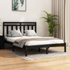 Schwarzer Bettrahmen Loren 150x200cm (Kingsize)