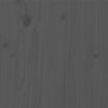 Graues Bettgestell Alesina 200x200cm (Holz)