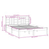 Bettgestell Strutu 135x190cm (Doppelbett)