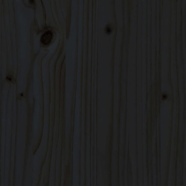 Bettgestell Strutu, schwarz, 200x200 cm (Holz)