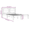 Bettgestell Nichita 160x200cm (Holz)