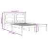 Bettrahmen Nichita 200x200cm (Holz)