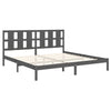 Graues Bettgestell Tiganu 200x200cm (Kiefer)