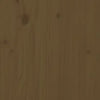Honigbrauner Bettrahmen Matioc 200x200cm (Holz)