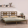 Honigbrauner Bettrahmen Matioc 200x200cm (Holz)