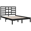 Bettgestell Mea Schwarz 140x190cm (Holz)