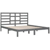 Bettgestell Mea Grau 200x200cm (Holz)