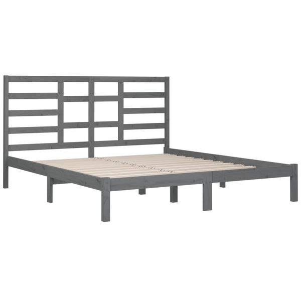 Bettgestell Mea Grau 200x200cm (Holz)