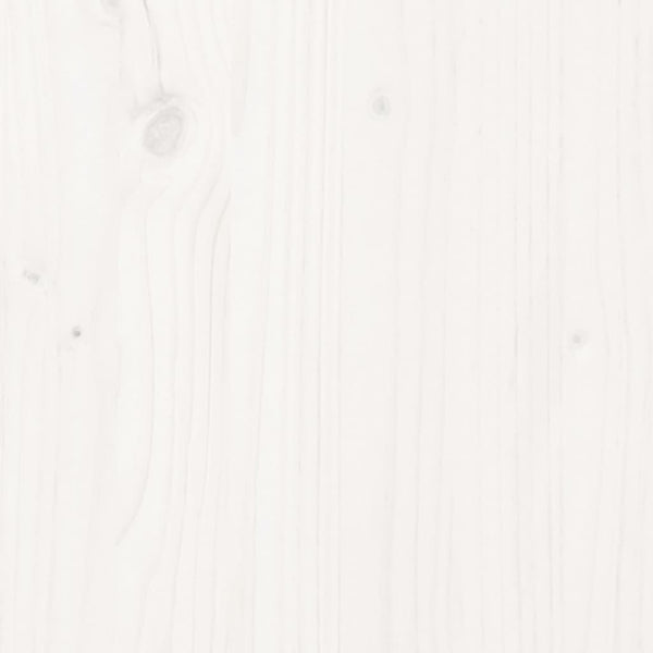 Weißer Bettrahmen Marigena 90x200cm (Holz)
