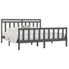 Graues Bettgestell Flos 200x200cm (Kiefer)