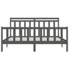 Graues Bettgestell Flos 200x200cm (Kiefer)