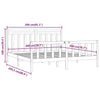 Graues Bettgestell Flos 200x200cm (Kiefer)