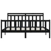 Schwarzes Bettgestell Flos 200x200cm (Kiefer)