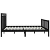 Schwarzes Bettgestell Flos 200x200cm (Kiefer)