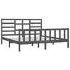 Graues Bettgestell Gestiune 200x200cm (Kiefer)