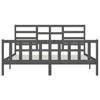 Graues Bettgestell Gestiune 200x200cm (Kiefer)