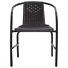 Gartenstühle Balaj (6 Stück Polyrattan und Stahl 110 kg)