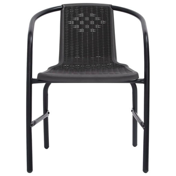 Gartensessel Balaj (8 Stk. Polyrattan und Stahl 110 kg)