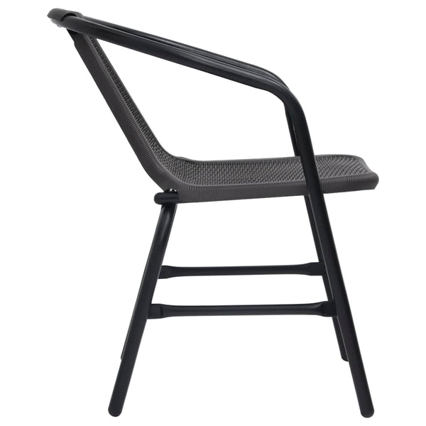 Gartensessel Balaj (8 Stk. Polyrattan und Stahl 110 kg)