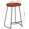 Gavin Barhocker Zeldesan 45x40x63cm (2 St. Mangoholz)