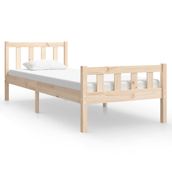 Bettrahmen Jinca 75x190cm (Holz, kleines Einzelbett)