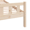 Bettrahmen Jinca 75x190cm (Holz, kleines Einzelbett)