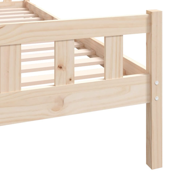 Bettrahmen Jinca 75x190cm (Holz, kleines Einzelbett)