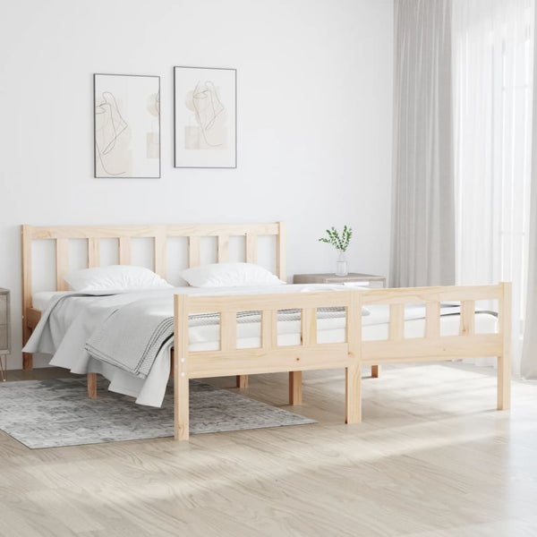 Bettgestell Jinca 120x190cm (Holz Small Double)